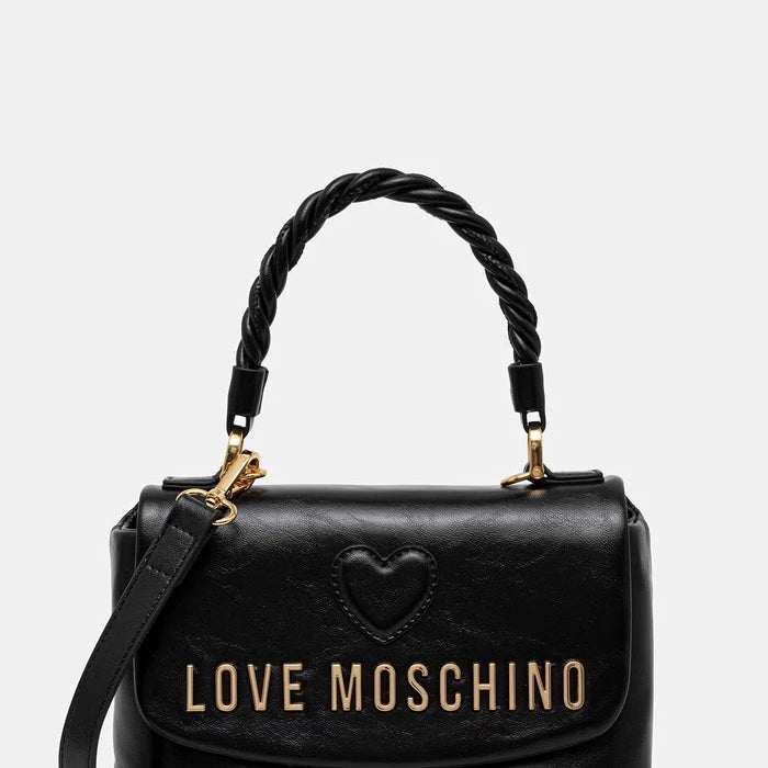 Love Moschino kadın deri crossbody çanta