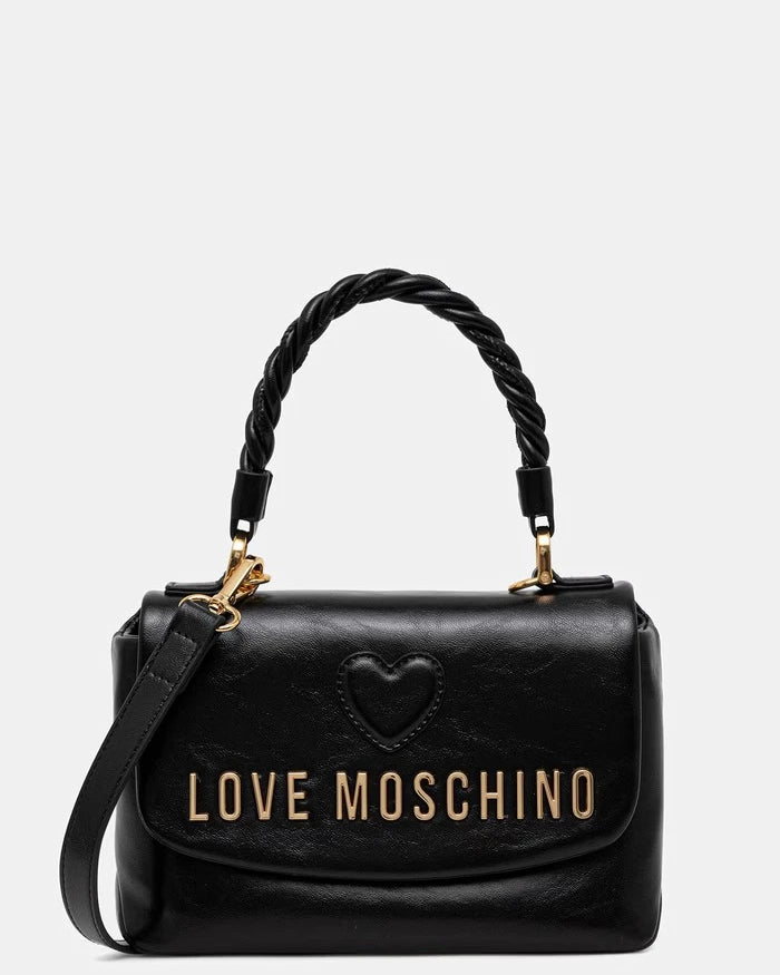 Love Moschino kadın deri crossbody çanta