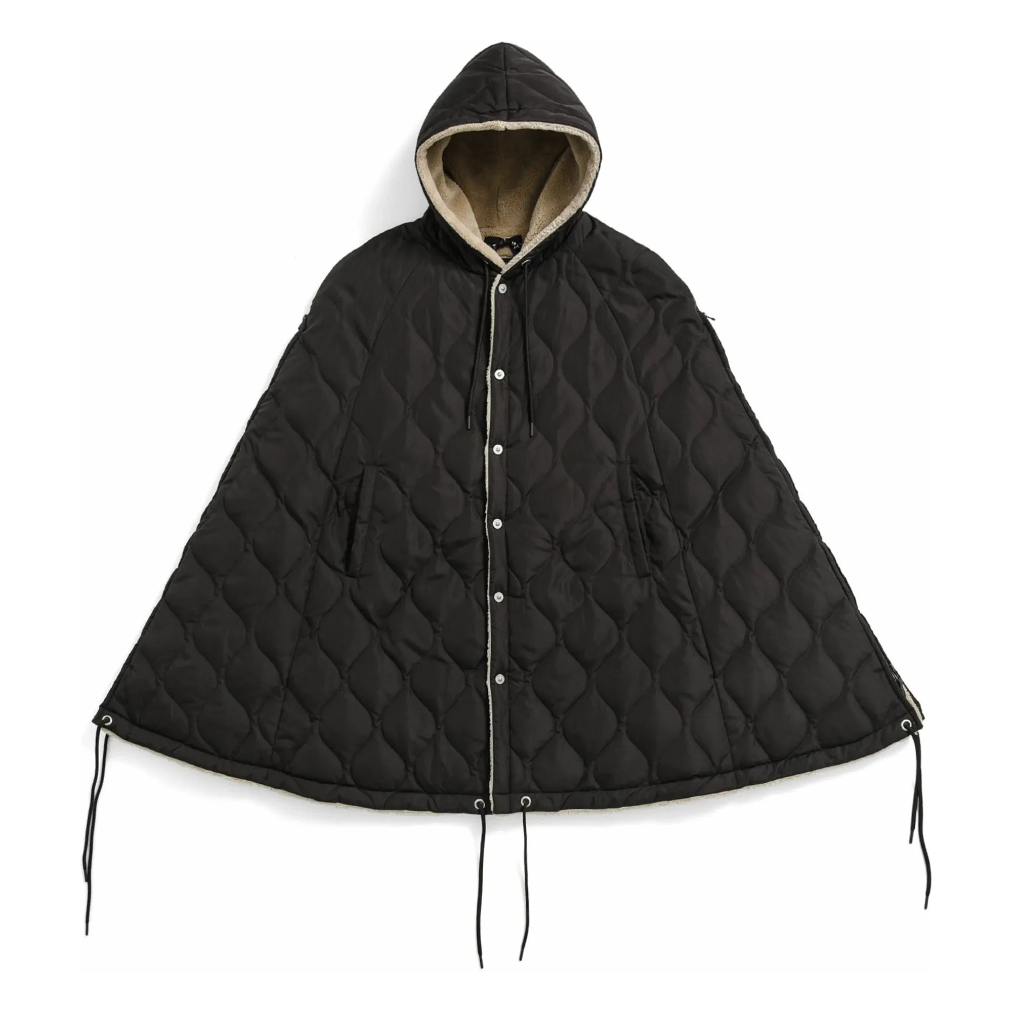 Taion - Military Cape Jacket  | Chocolate