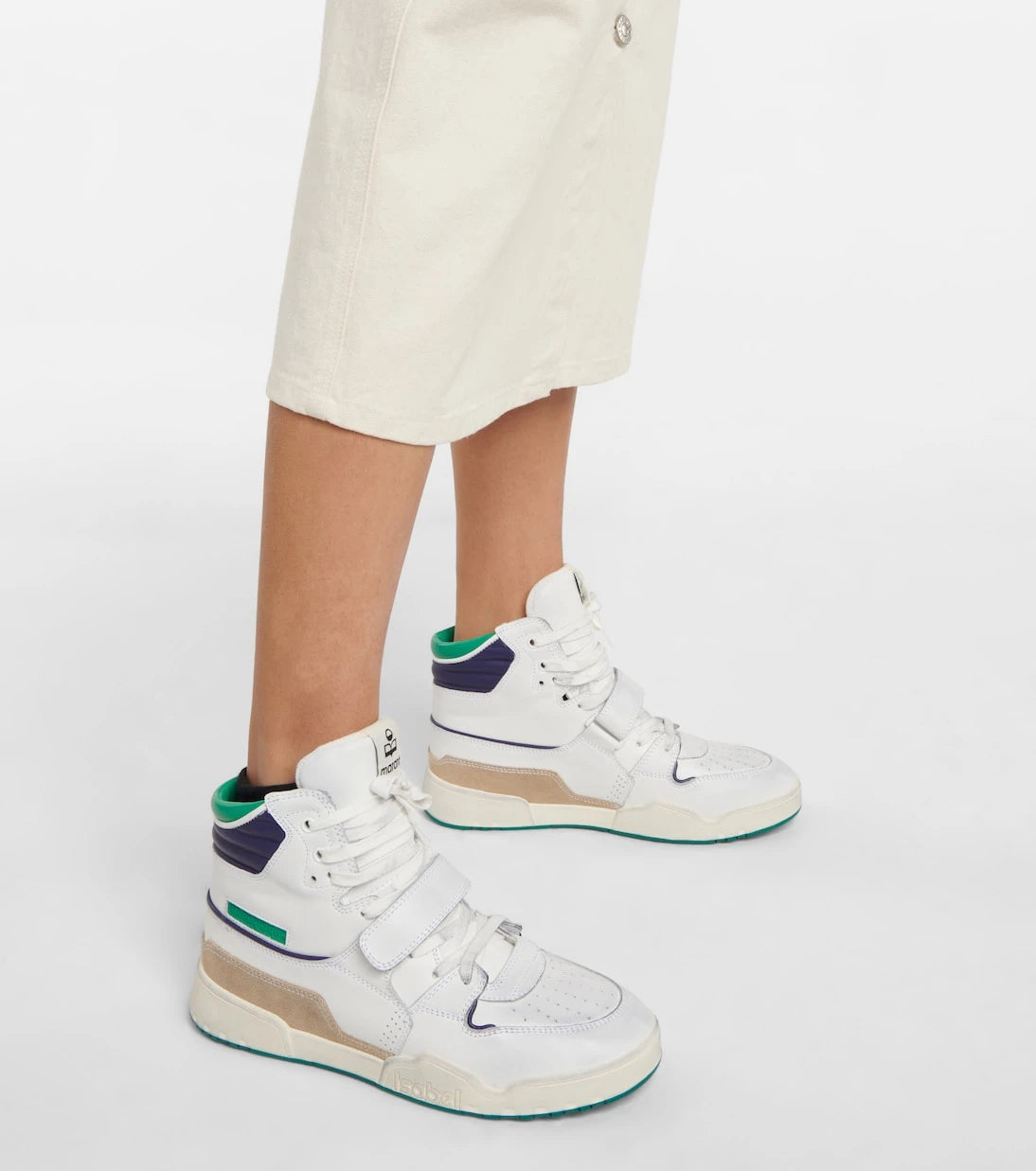 Isabel Marant - Alsee leather high-top sneakers