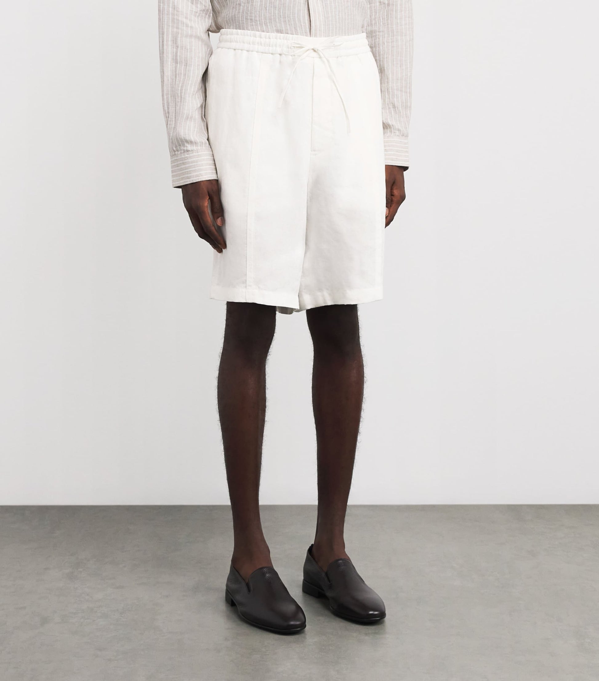 Emporio Armani Linen Bermuda Shorts