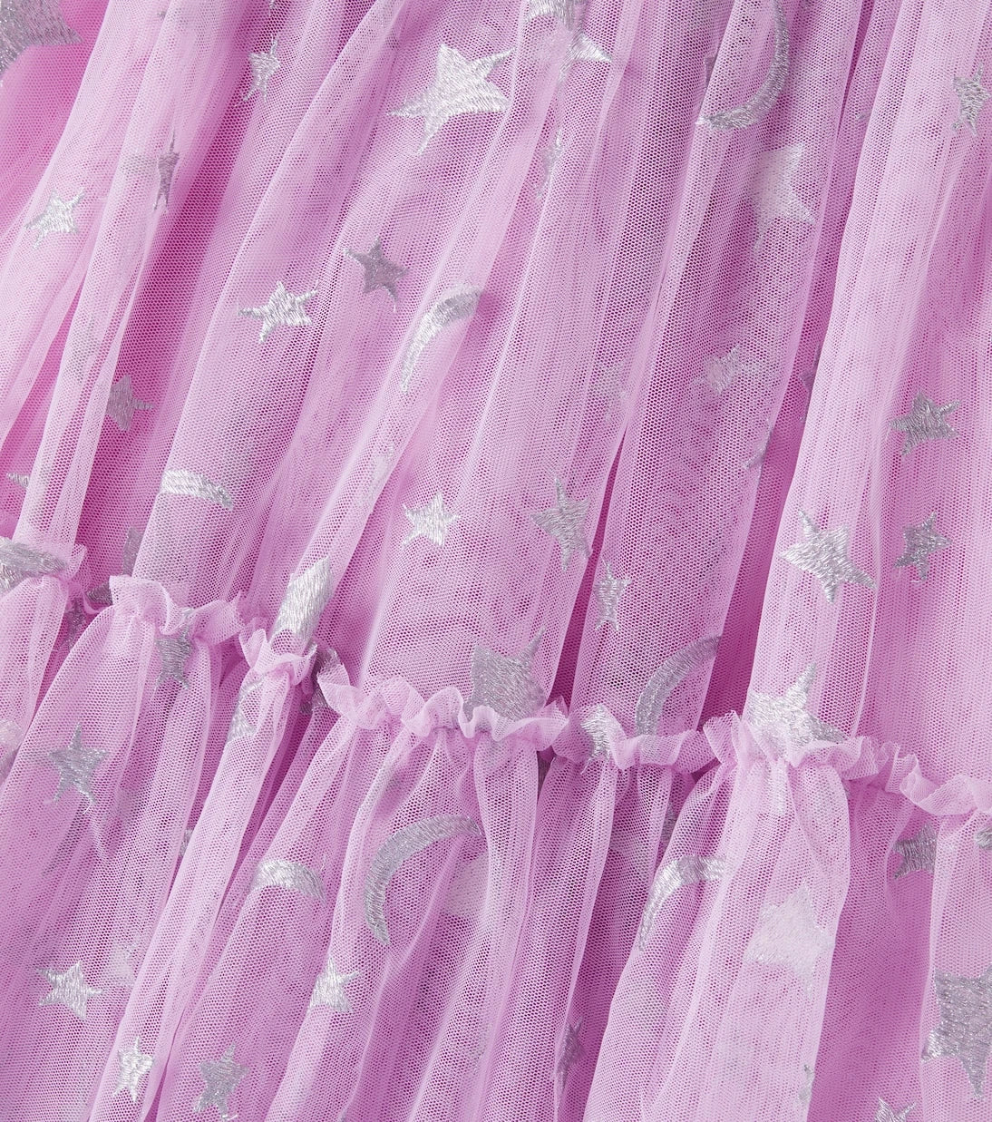 Stella McCartney Kids - Embroidered tulle skirt