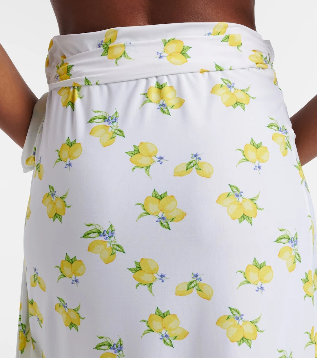 Melissa Odabash - Printed ruffled wrap skirt