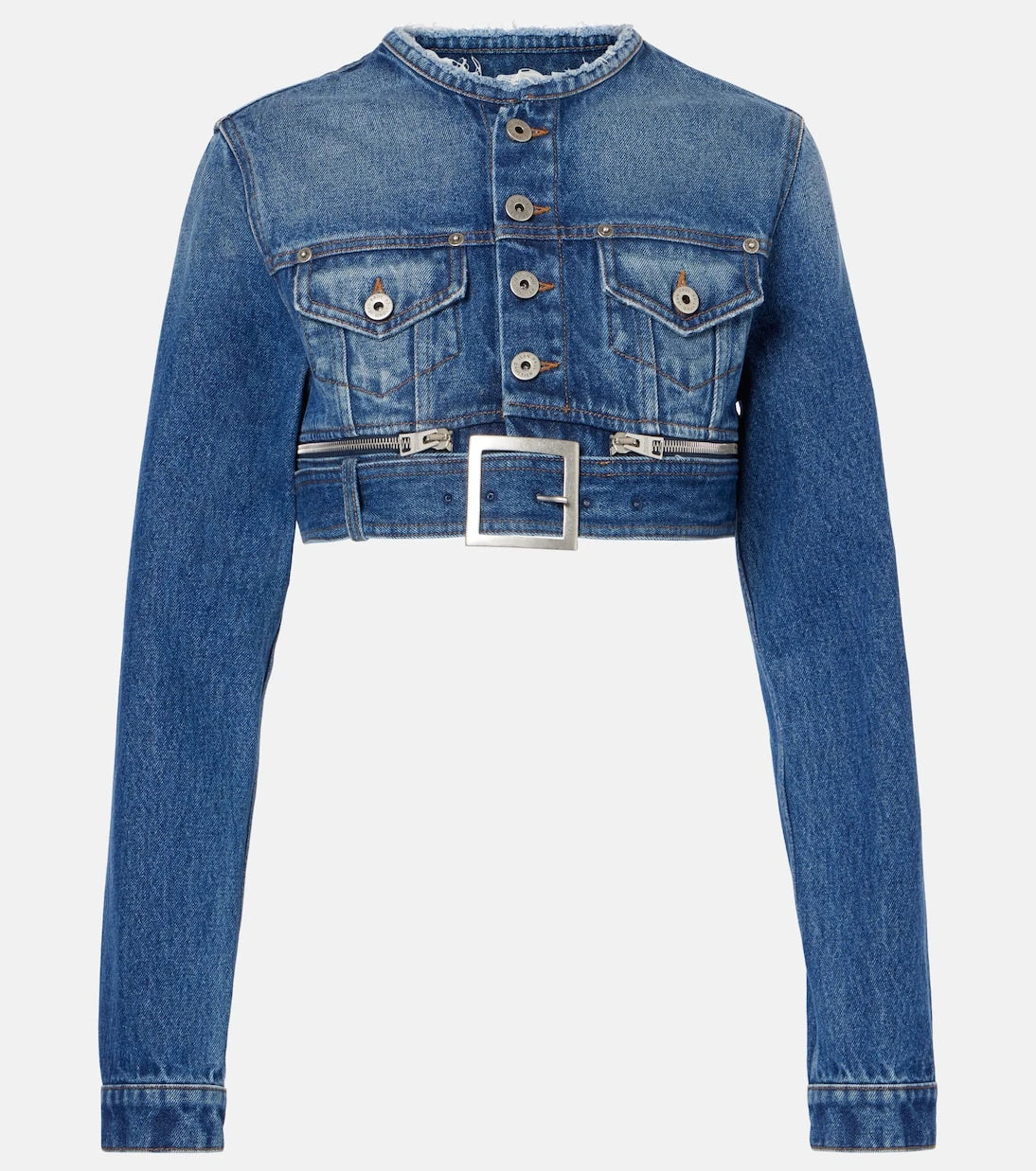 Jean Paul Gaultier - Cropped denim jacket