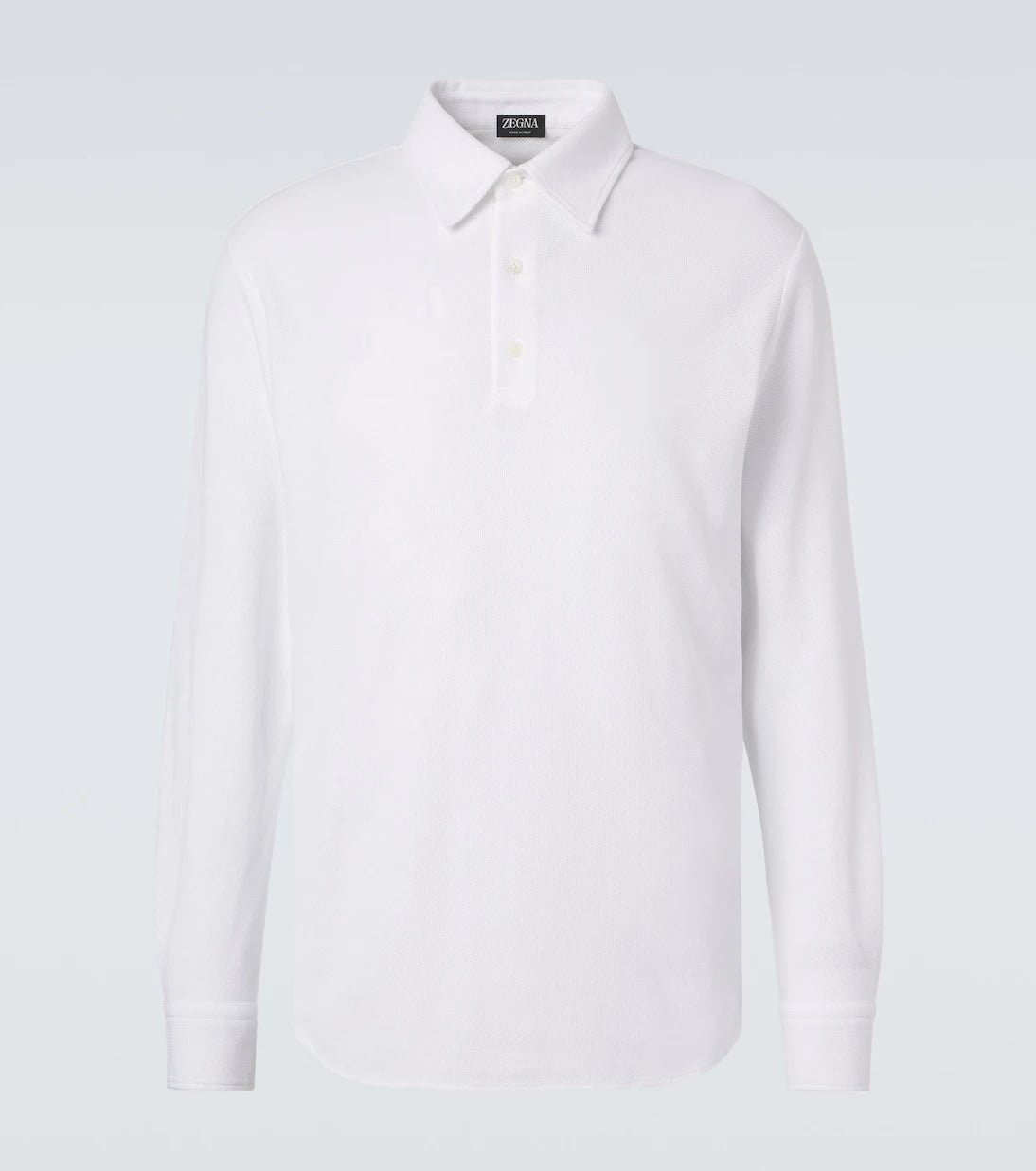Zegna - Cotton piqué polo shirt