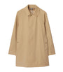 Burberry Yellow Cotton Camden Heritage Short Car Coat
