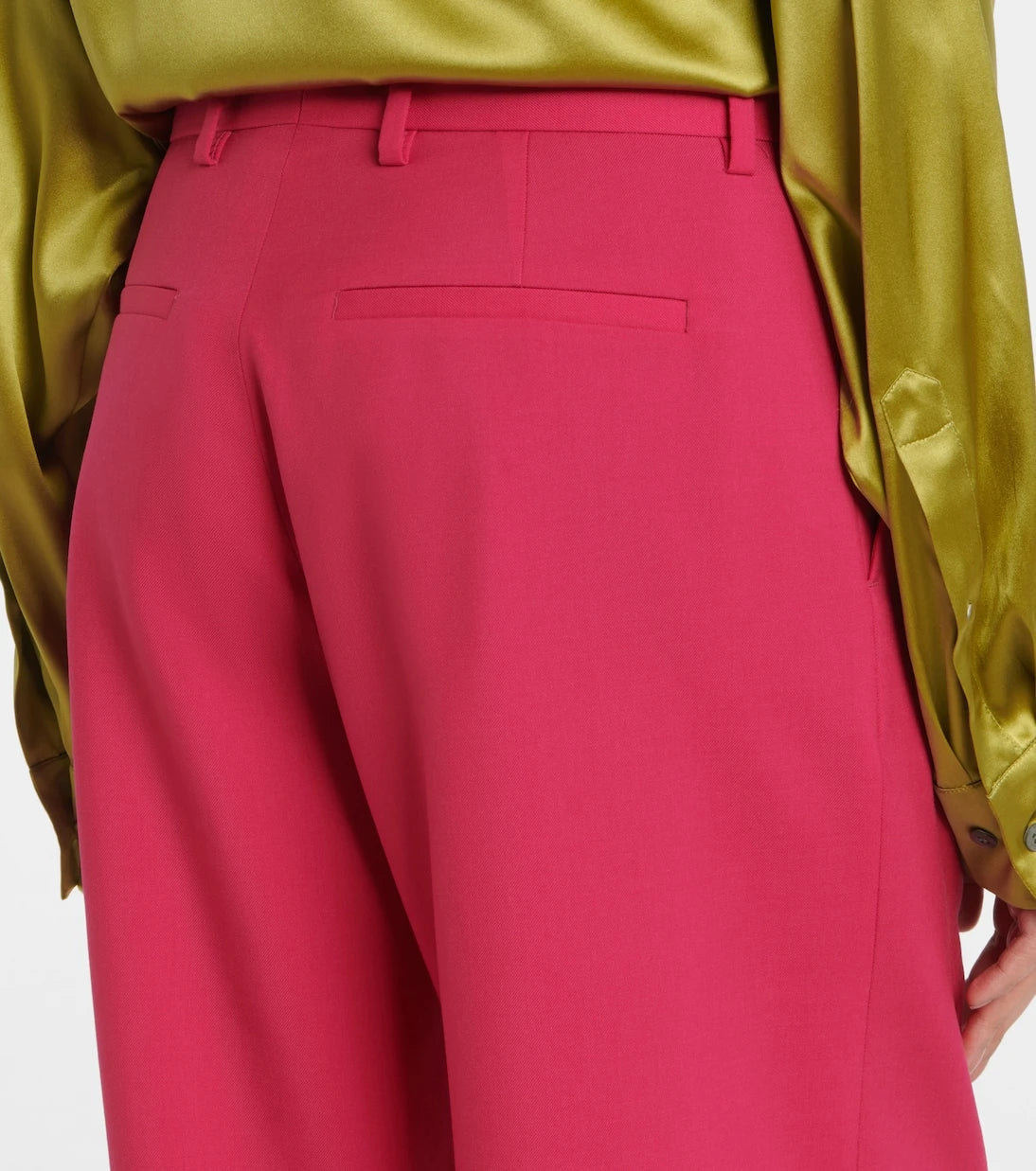 Dries Van Noten - Wool and mohair twill straight pants