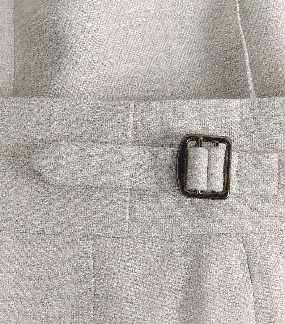 Wool-Silk-Linen Trousers