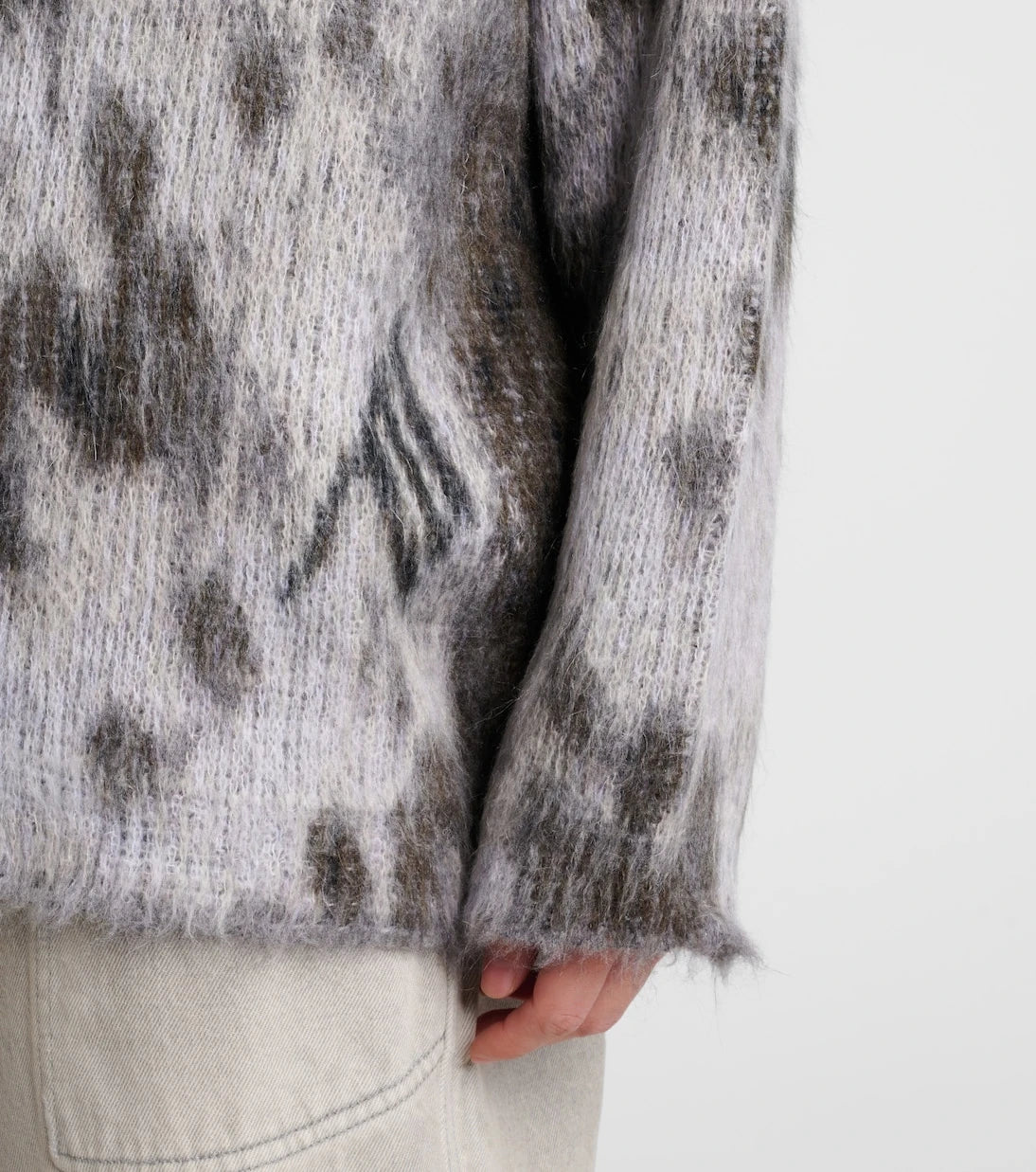 The Attico - Leopard-print jacquard sweater