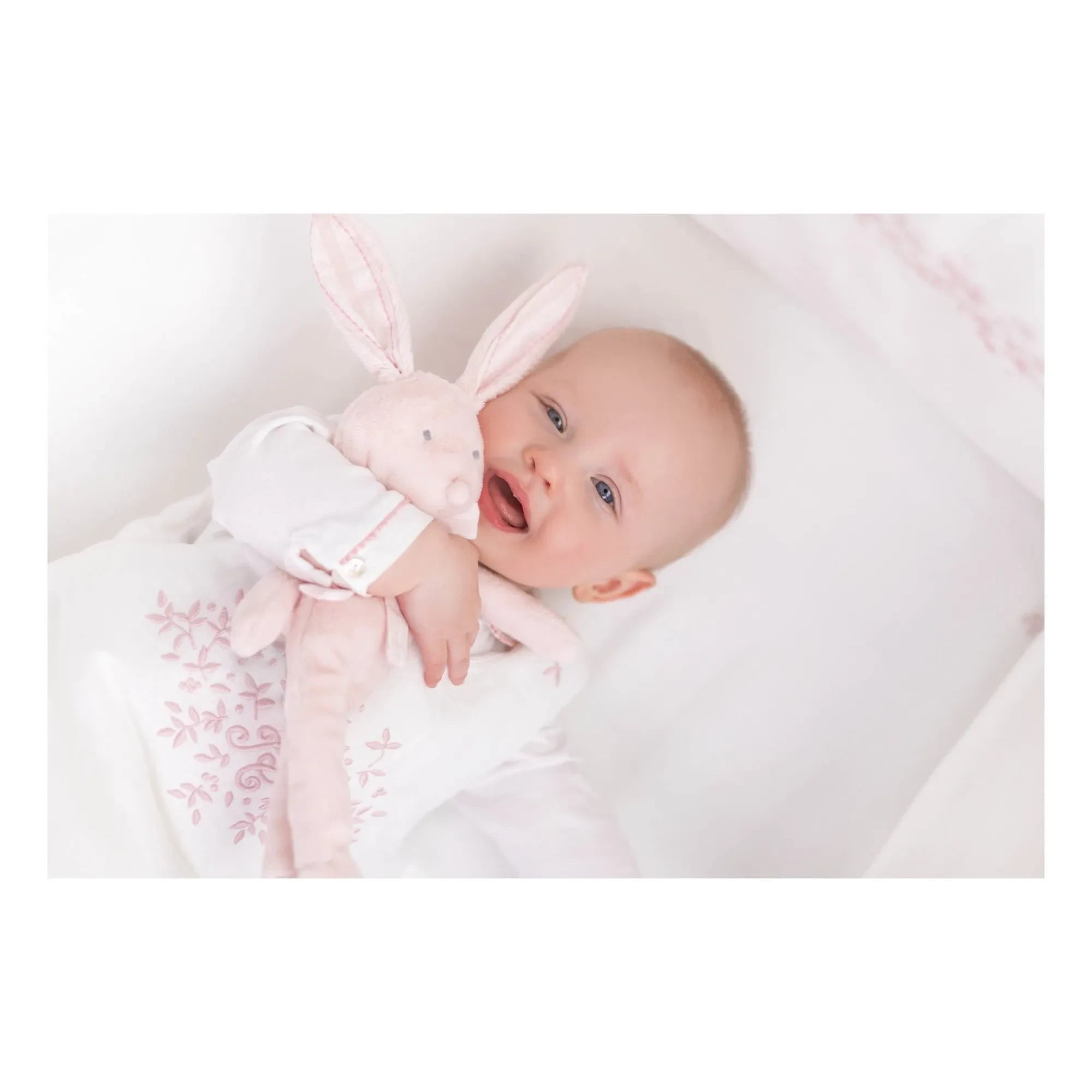 Tartine et Chocolat - Augustin Super Soft Bunny Comforter | Pale Pink