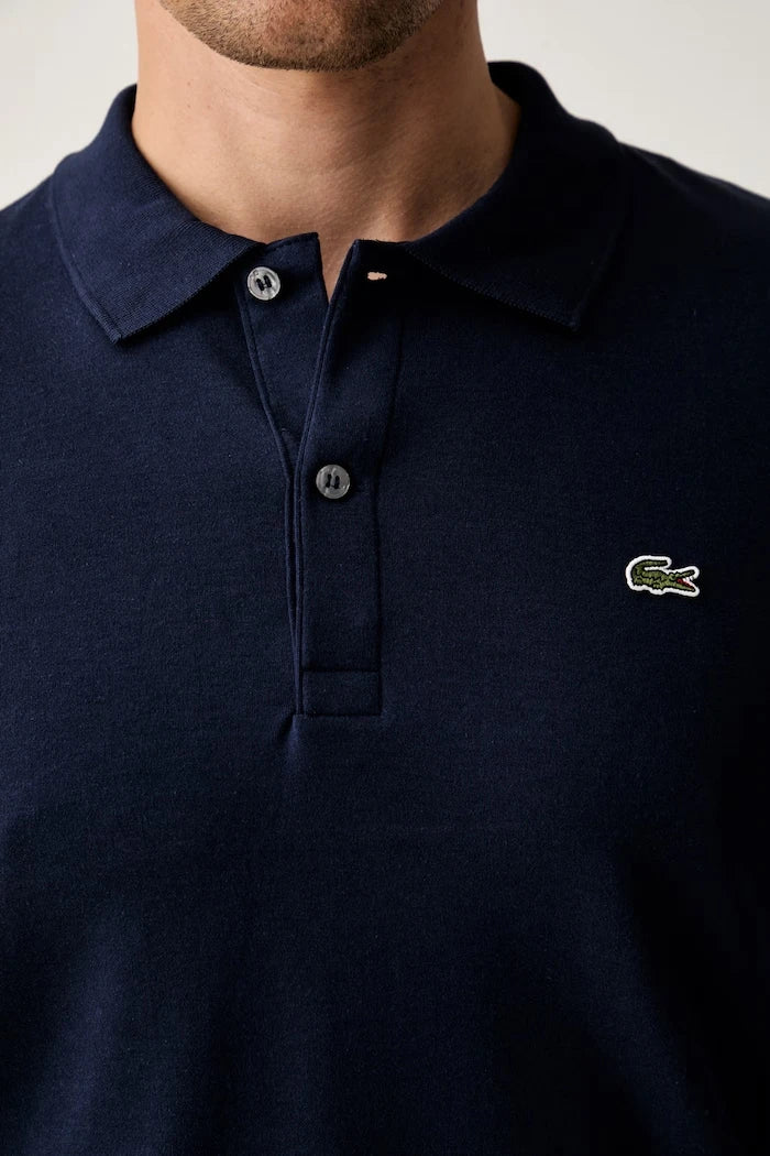 Lacoste тениска с яка мъжка от памук