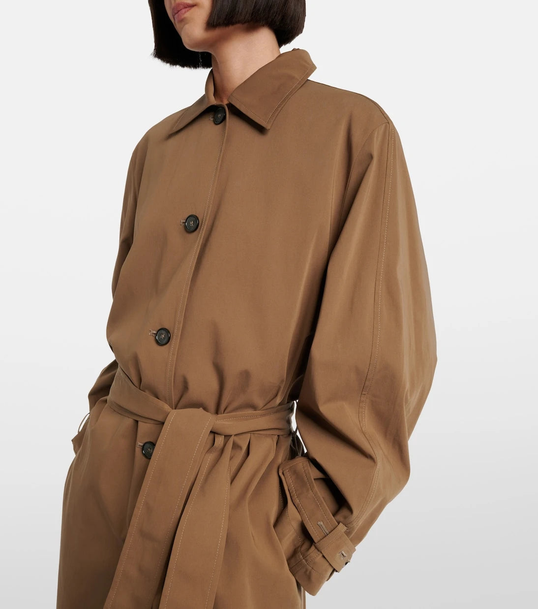 Toteme - Belted cotton trench coat