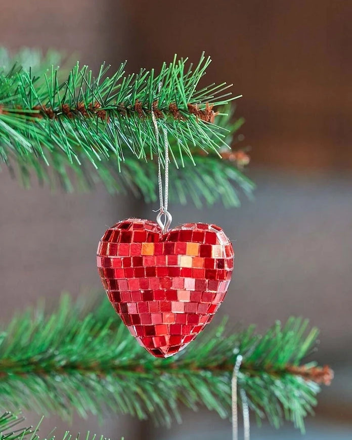 Dekoratif Askı Rice Small Heart Disco Ball