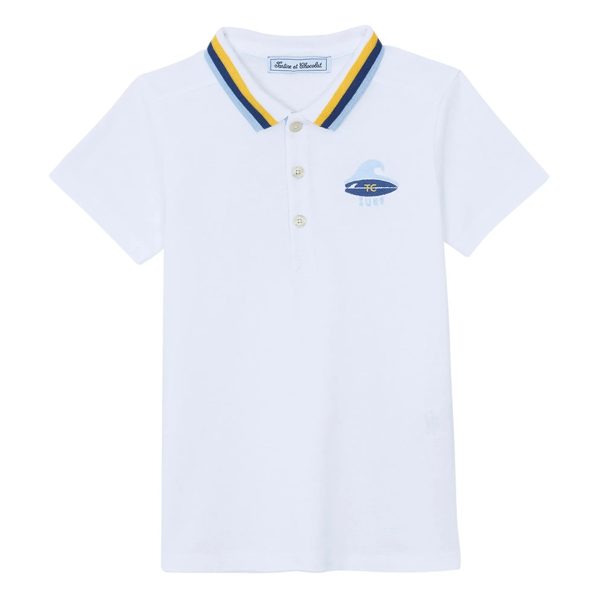 Tartine et Chocolat - Polo Surf | White