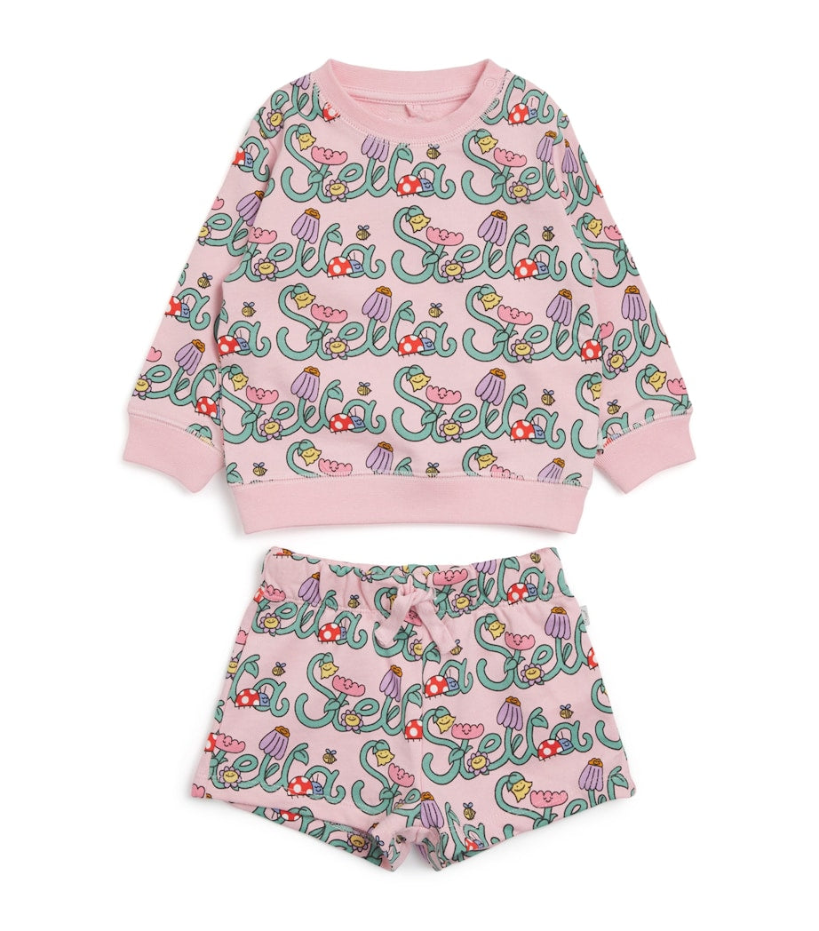 Stella McCartney Kids Floral T-Shirt and Shorts Set (6 Months-3 Years)