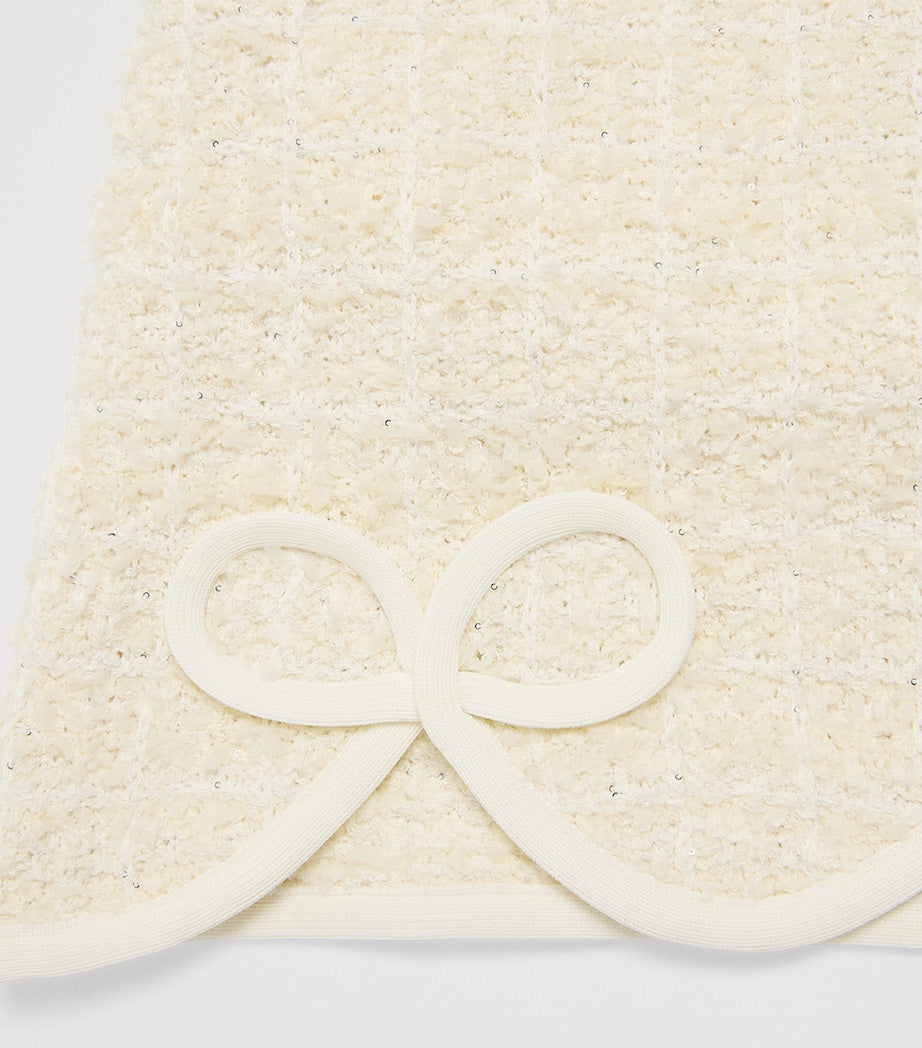 Self-Portrait Kids Tweed Textured Knitted Skirt (3-12 Years)