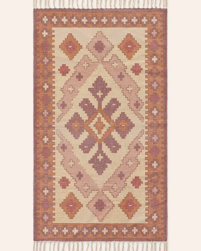 Calma House büyük pamuklu kilim 60 x 90 cm
