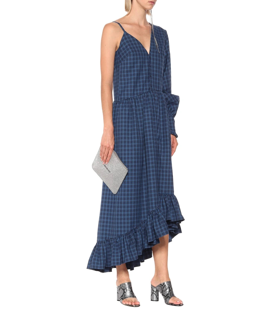 Rokh - Checked twill dress