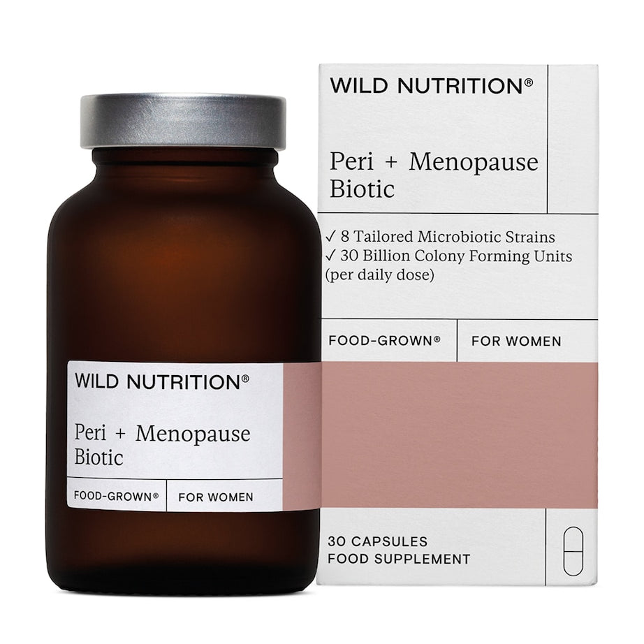 Wild Nutrition Food-Grown Peri + Menopause Biotic (30 Capsules)