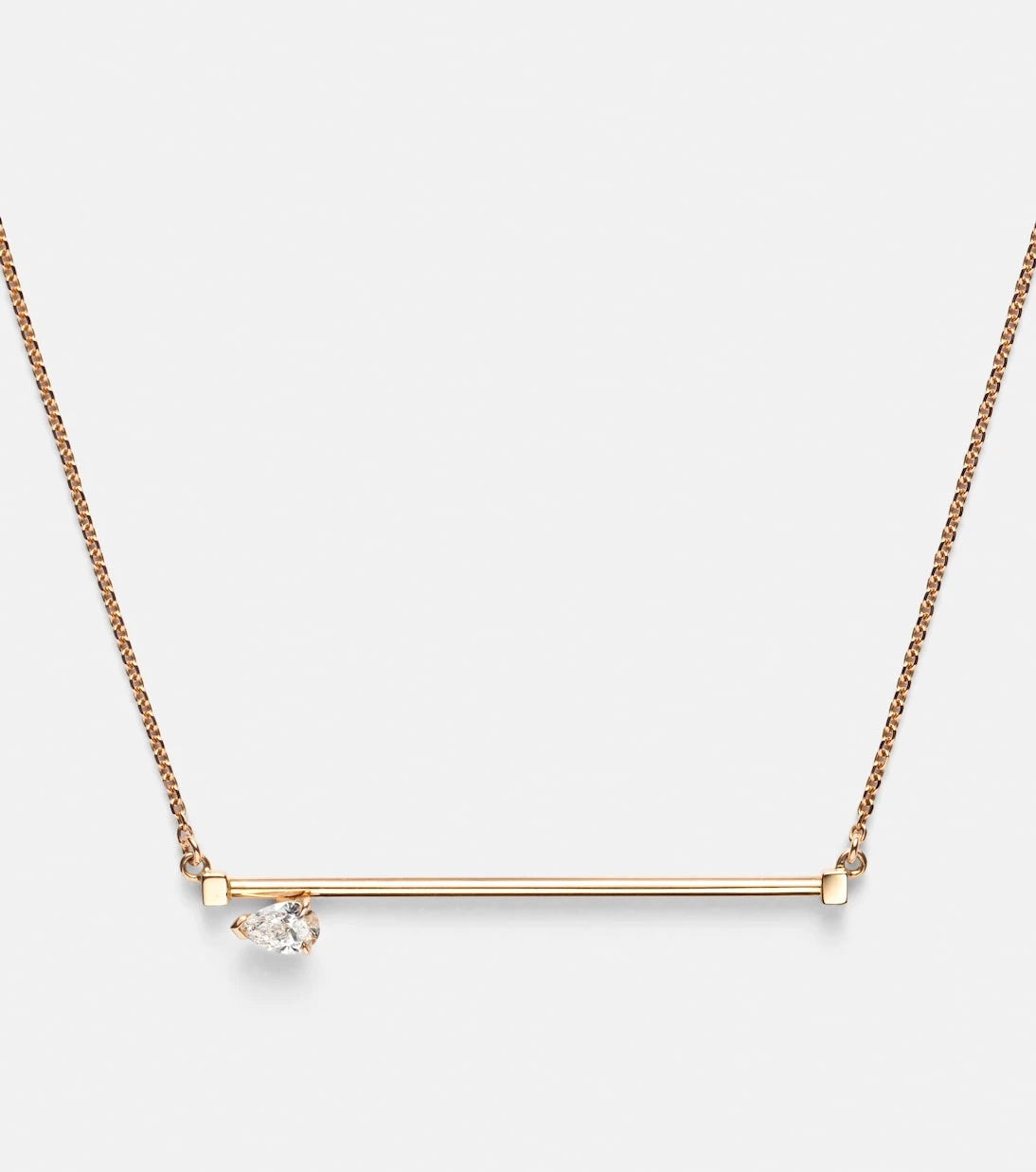 Repossi - Serti Sur Vide 18kt rose gold necklace with diamond