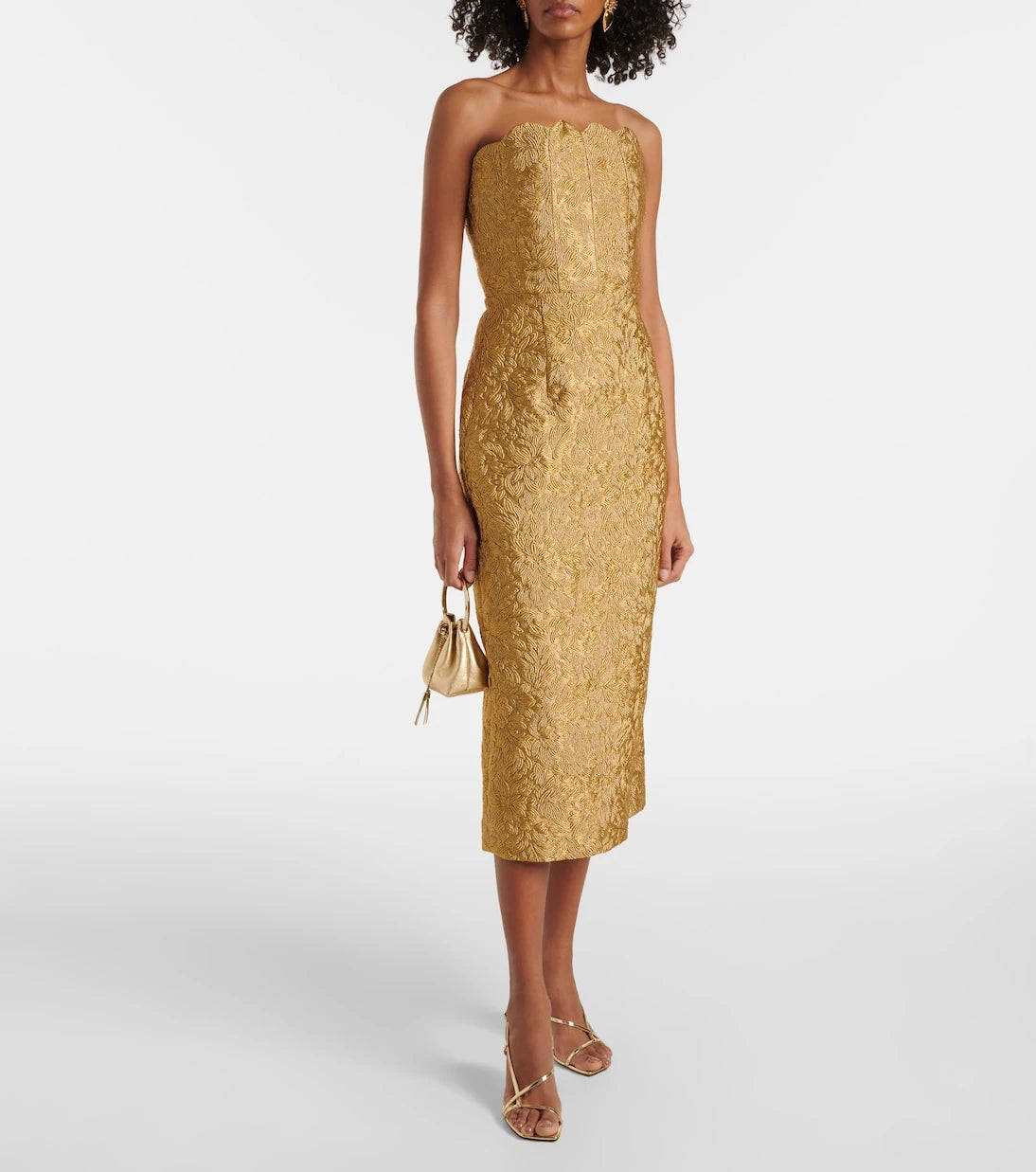 Markarian - Marcella floral brocade cocktail dress