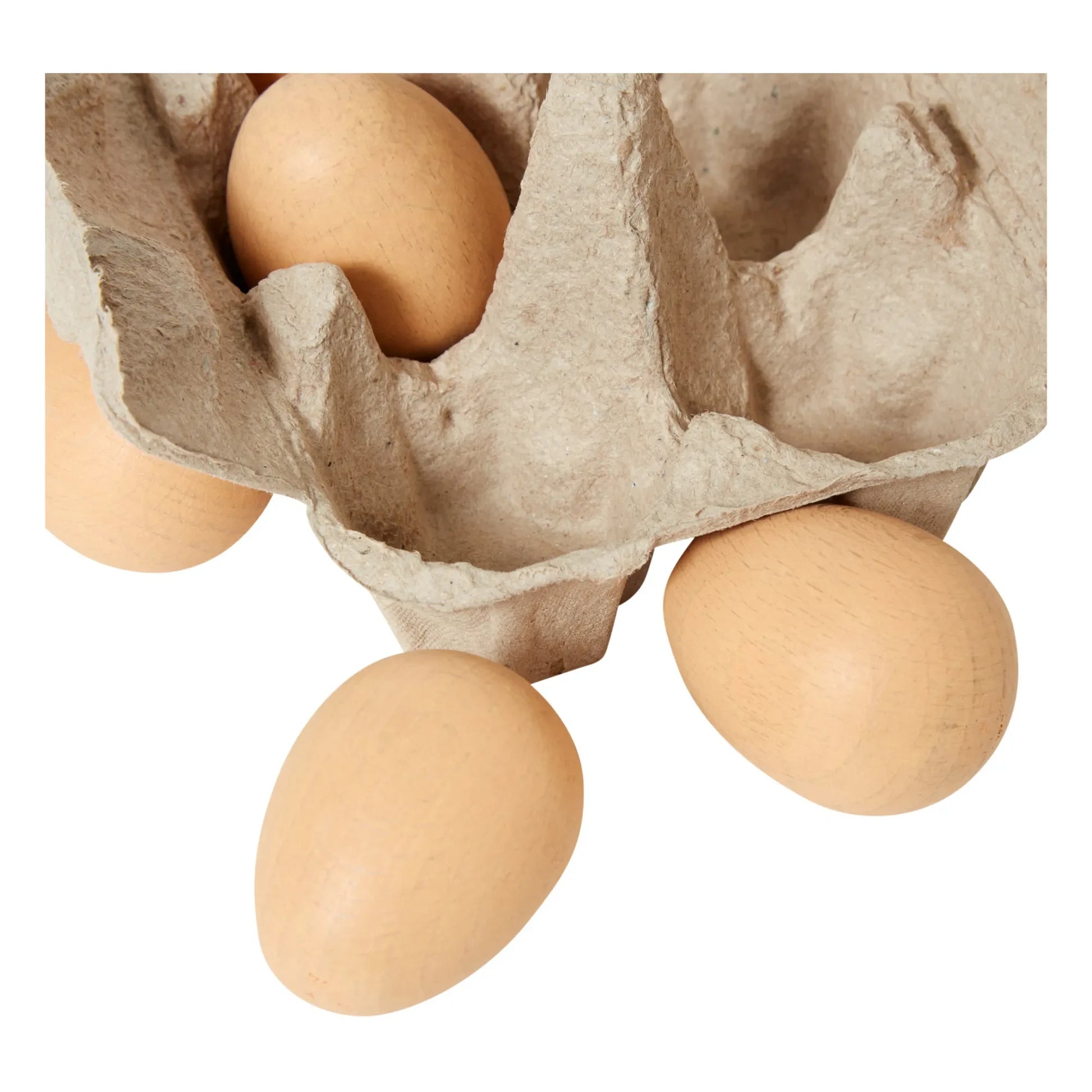 Erzi - Carton of 6 Brown Eggs