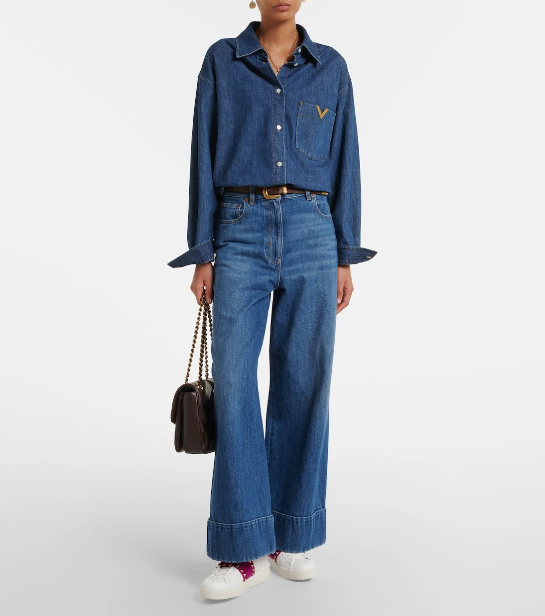 Valentino Garavani - Rockstud Untitled leather sneakers