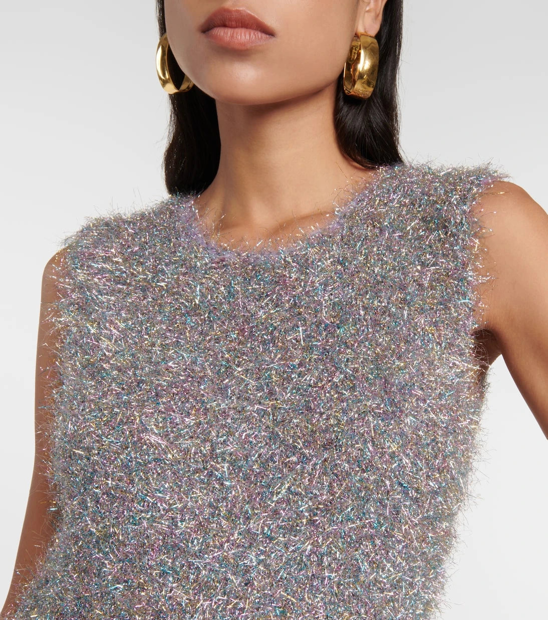 Jil Sander - Lurex® metallic midi dress