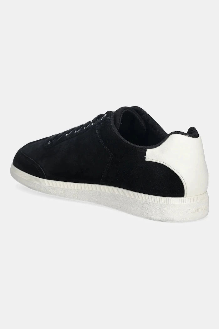 Велурени маратонки Calvin Klein LOW CUPSOLE LACEUP SU