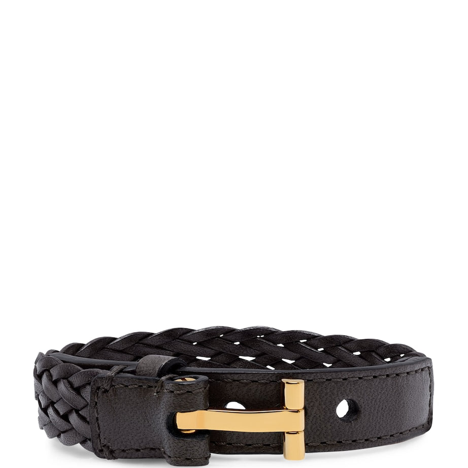 Leather 'T' Bracelet