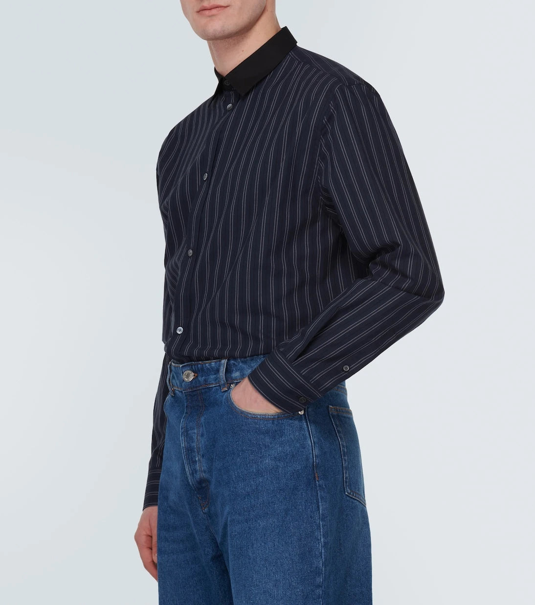 Loewe - Striped cotton poplin shirt