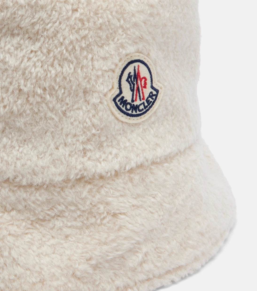 Moncler - Logo reversible teddy bucket hat