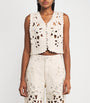 Ivory Cut-Out Coralie Vest
