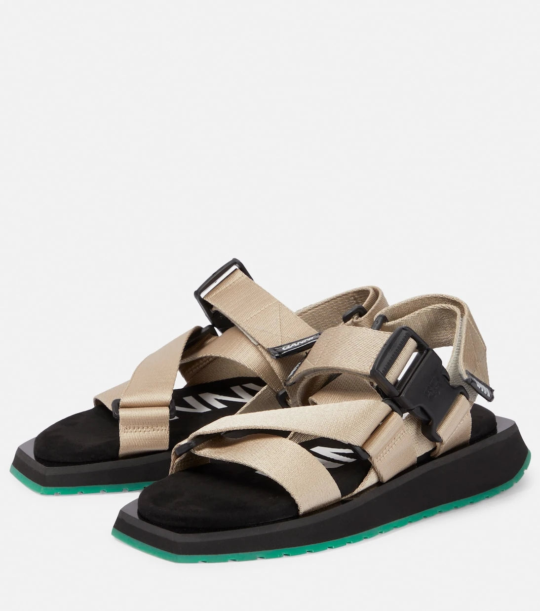 Ganni - صنادل Performance Webbing