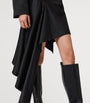Black Satin Sami Skirt
