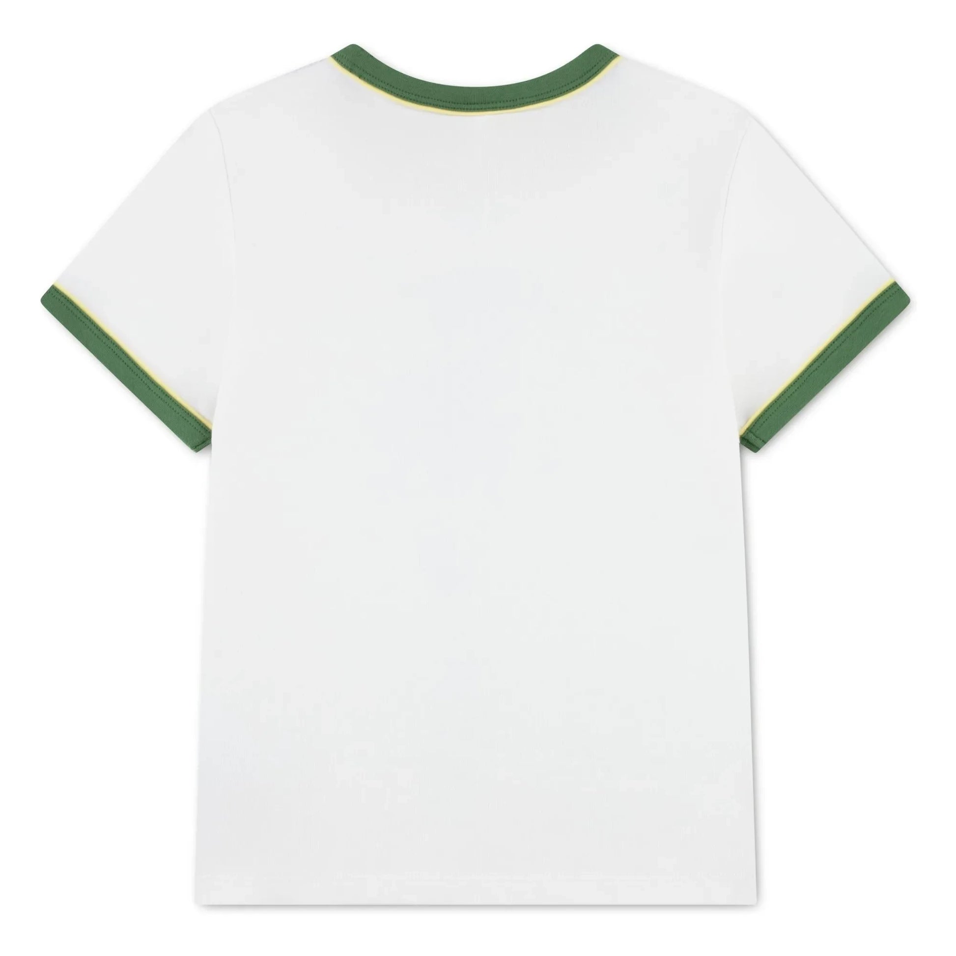 Lacoste - Organic Cotton Contrast T-Shirt | Off white