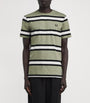 Fred Perry Cotton Stripe Laurel Wreath T-Shirt