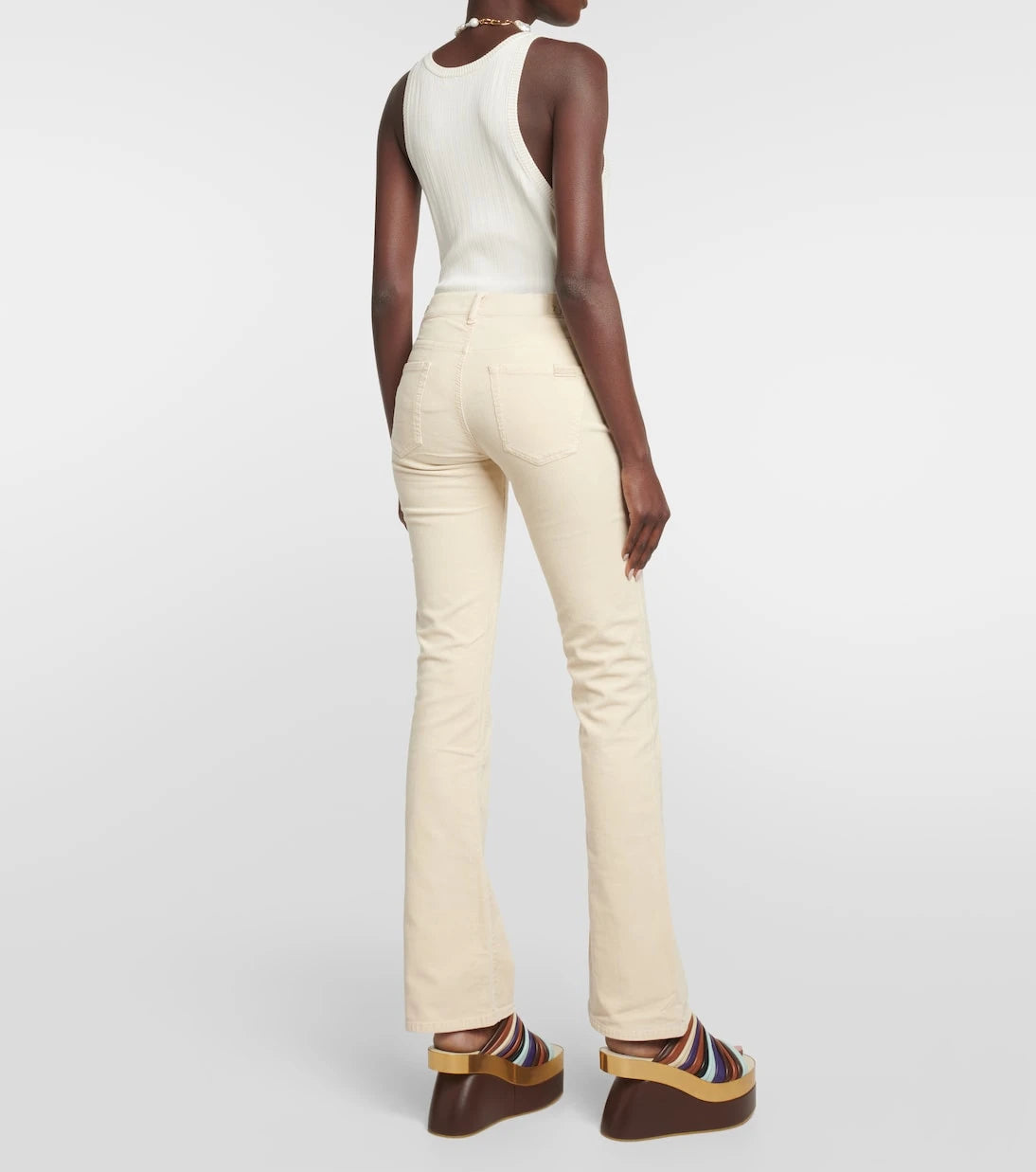 7 For All Mankind - Mid-rise flared jeans