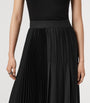 Black Pleated Jax Maxi Skirt