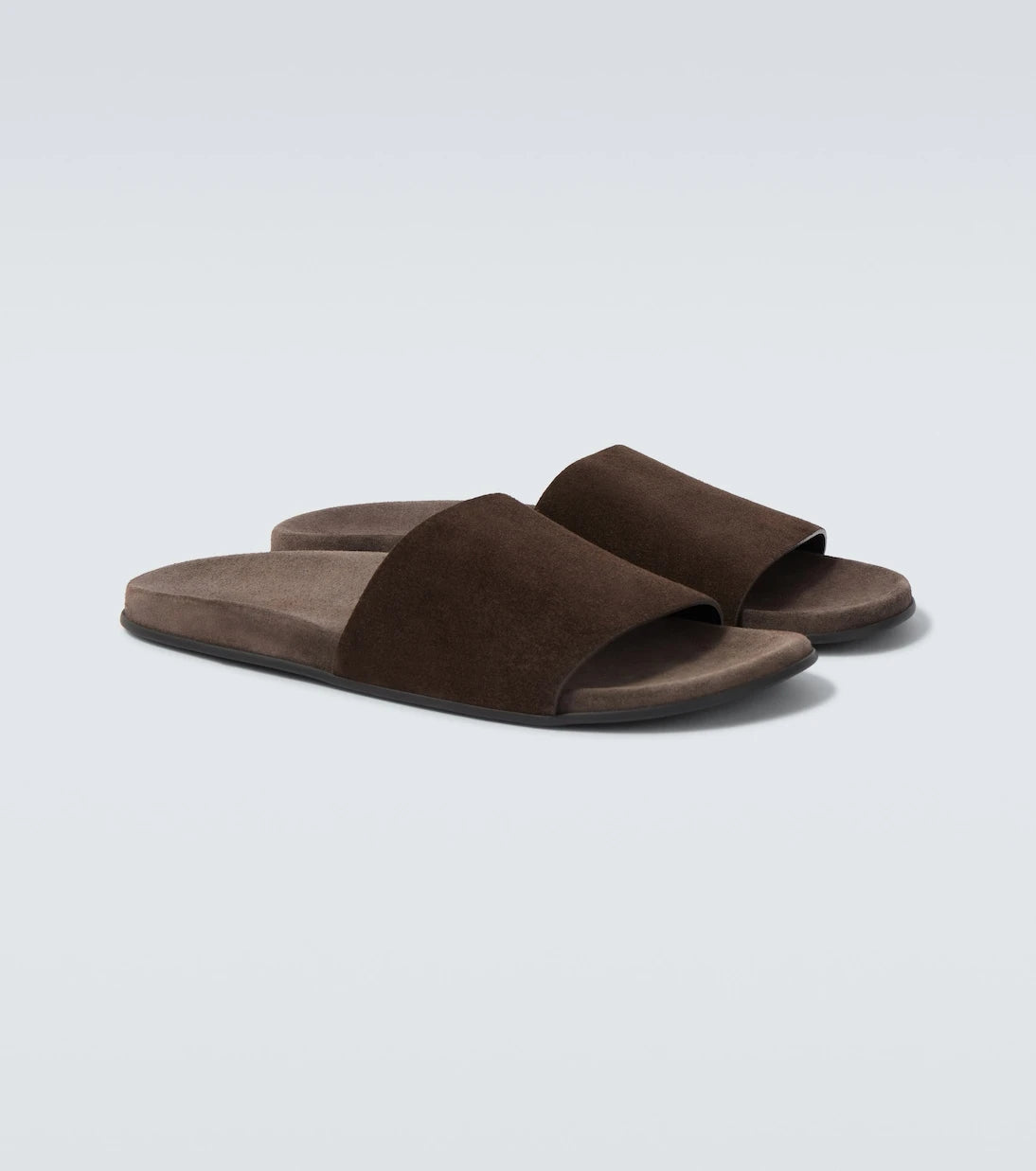 The Row - Hugh suede slides