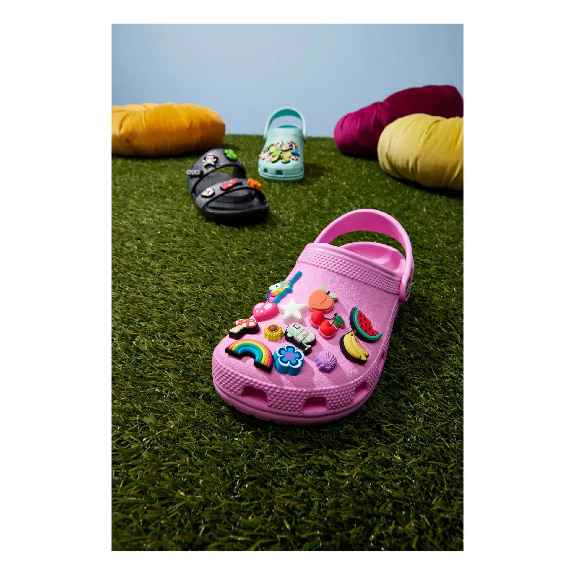 Crocs - Rainobw Jibbitz - Set of 5 | White