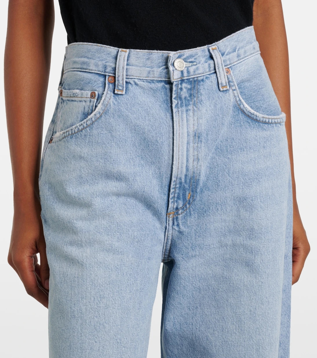 Agolde - Low Curve mid-rise wide-leg jeans