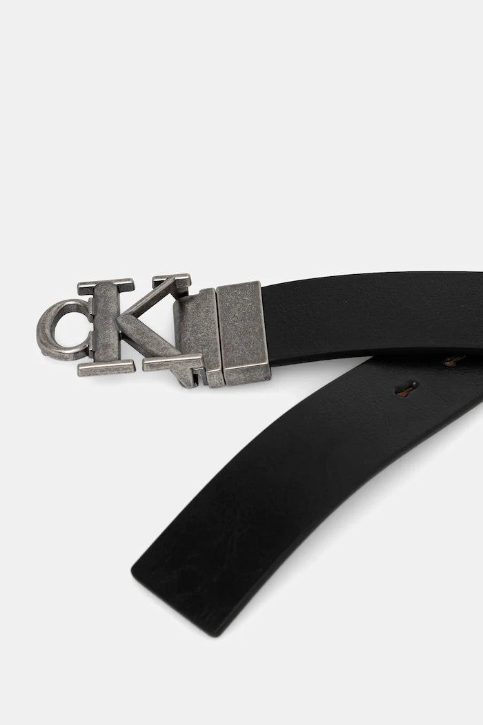 Calvin Klein двустранен колан мъжки от кожа