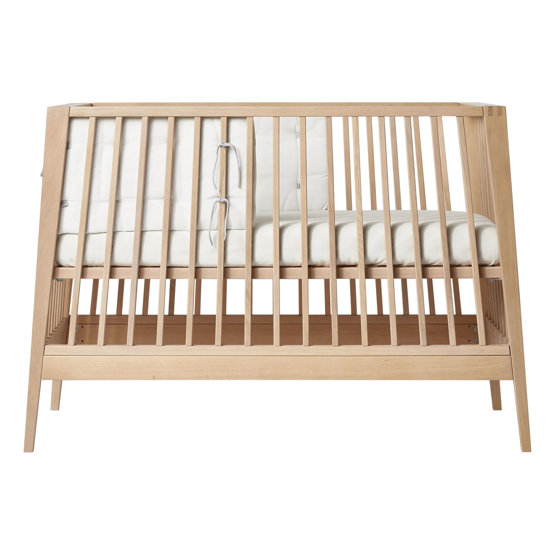 Leander - Linéa et Luna Organic Cotton Cot Bumpers | White