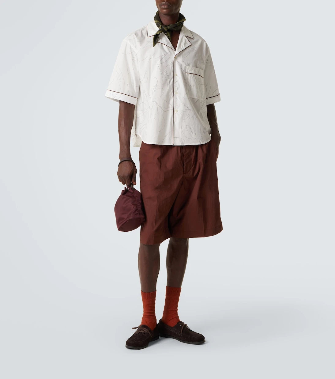 Plan C - Printed cotton shirt