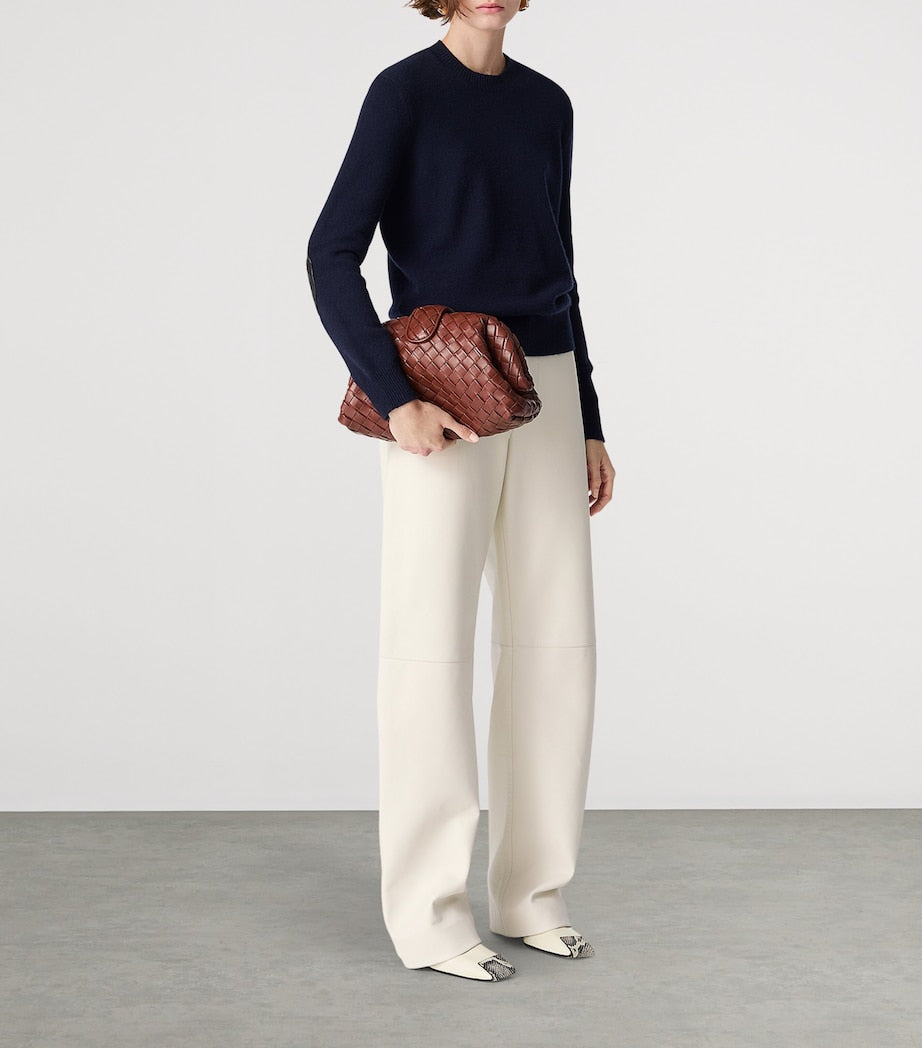 Brown Leather Lauren 1980 Clutch Bag