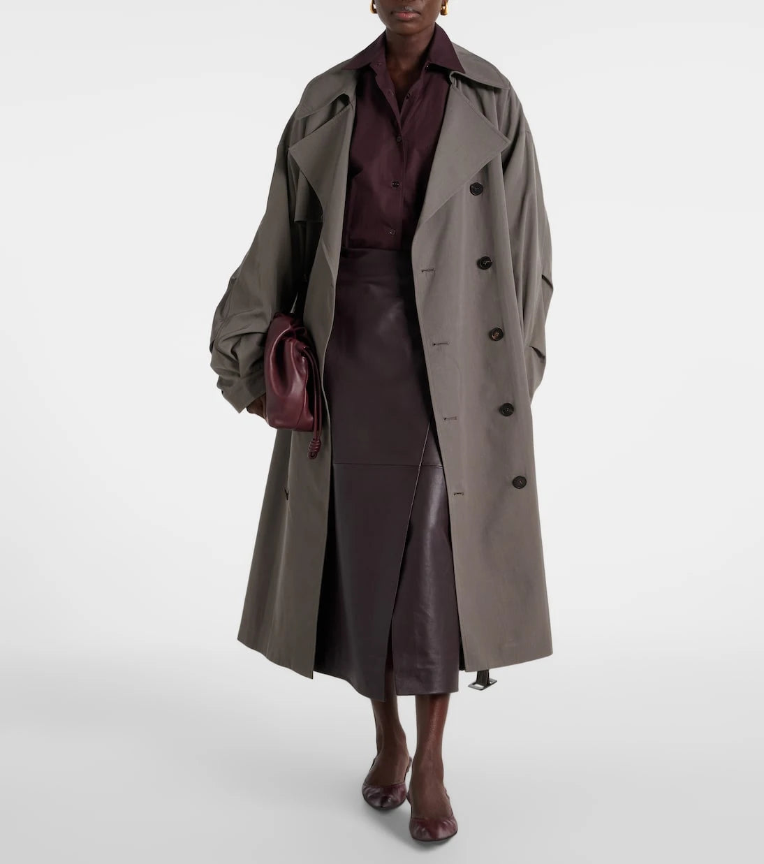 The Frankie Shop - Mavis oversized trench coat