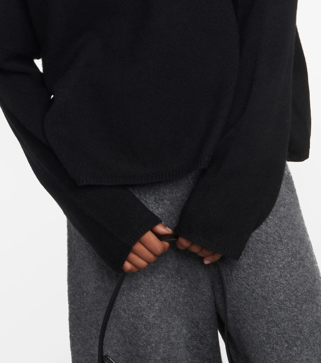 Lisa Yang - Sandy cashmere mockneck sweater
