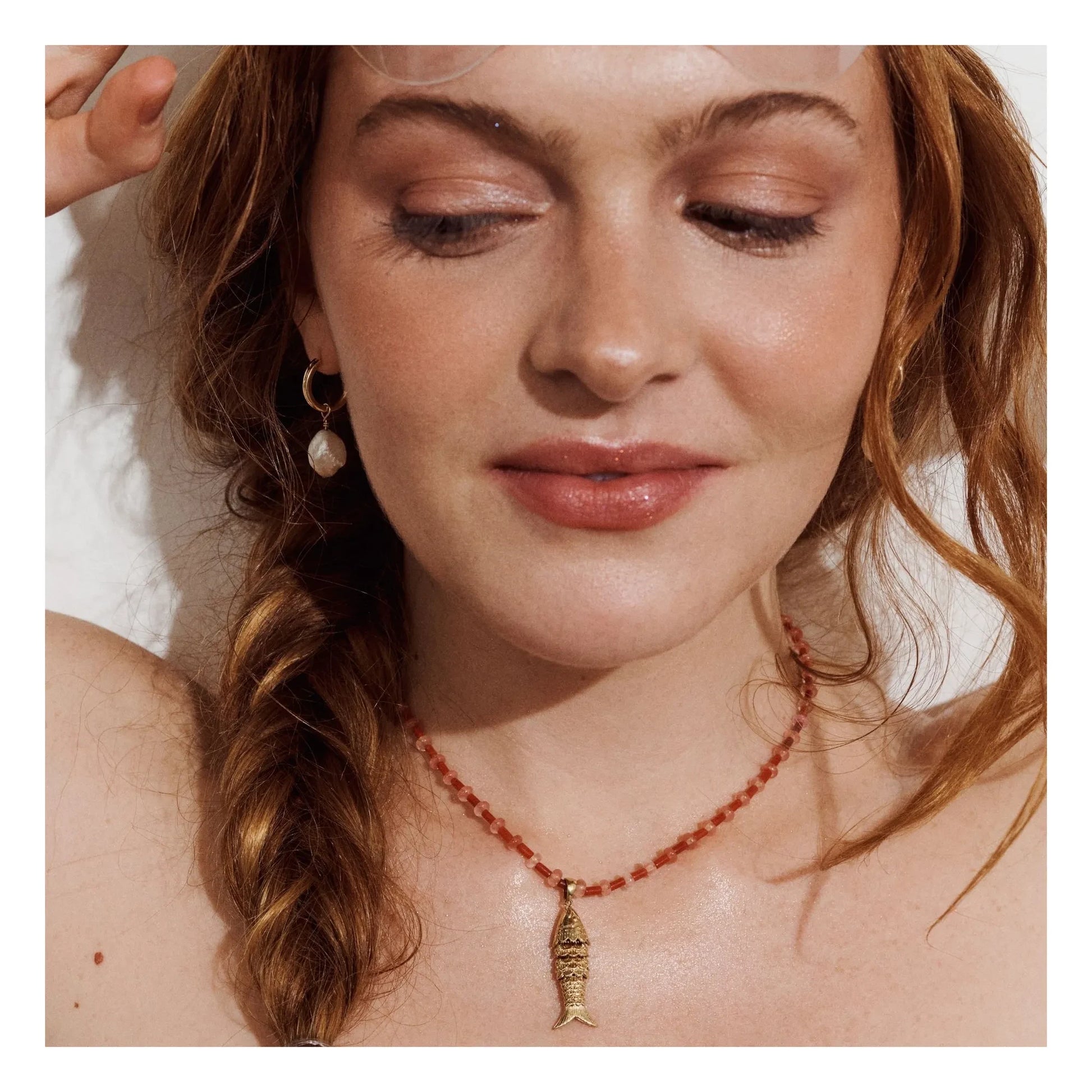 Camille Colette Studio - Collioure Fish Necklace | Red