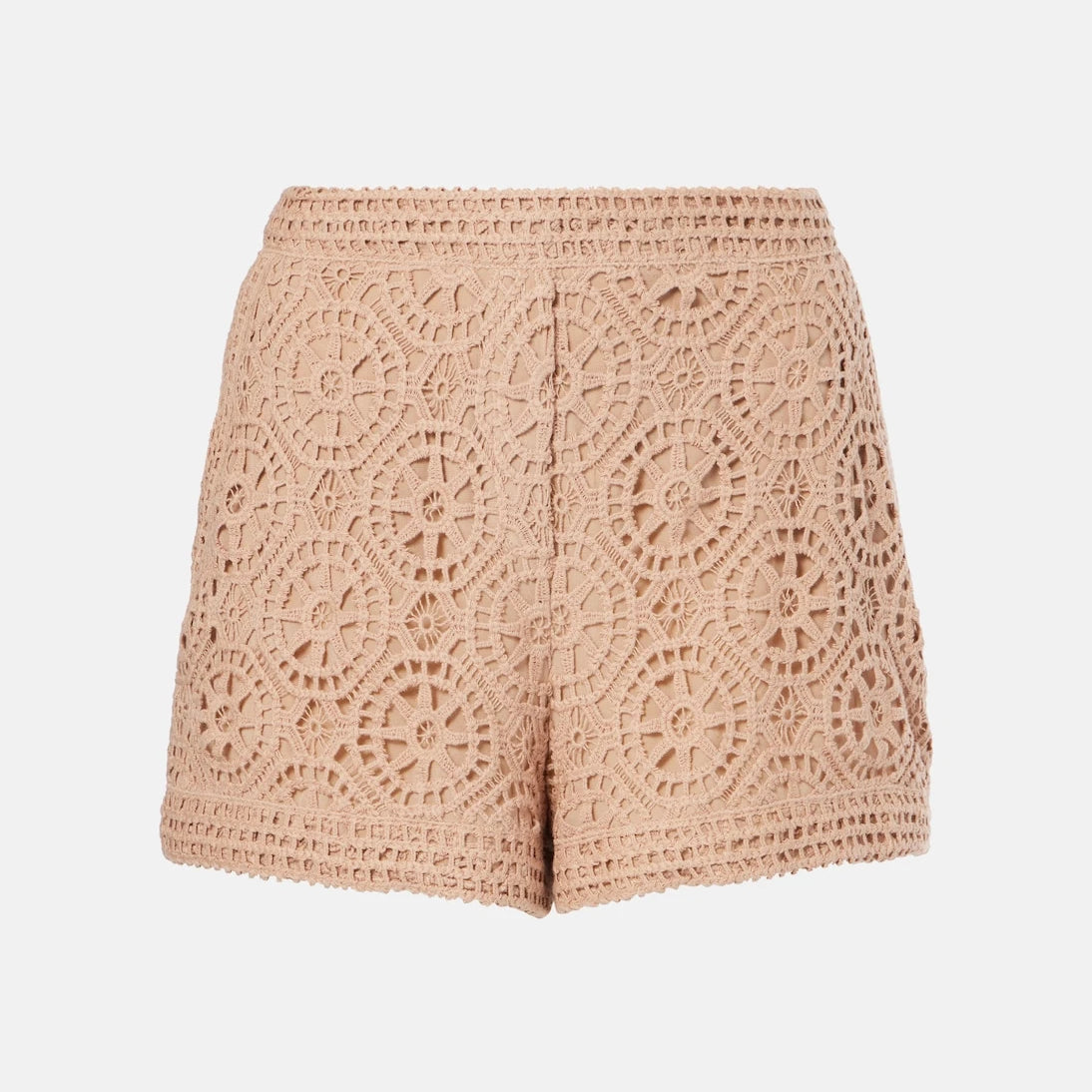 Elie Saab - Macramé cotton-blend shorts
